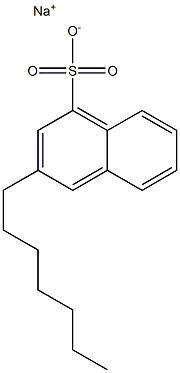 3-Heptyl-1-naphthalenesulfonic acid sodium salt