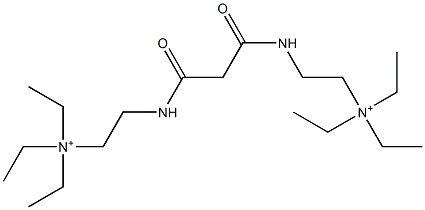 2,2'-(Malonylbisimino)bis(N,N,N-triethylethanaminium) Structure