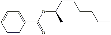 安息香酸(R)-1-メチルヘプチル 化学構造式