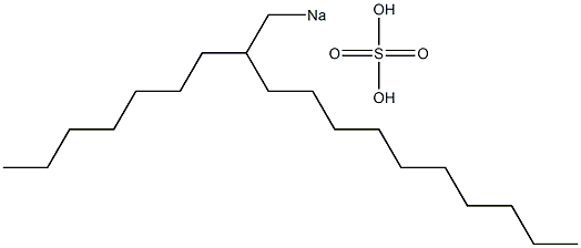 Sulfuric acid 2-heptyldodecyl=sodium salt|