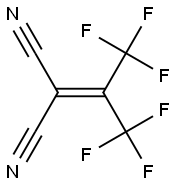 Hexafluoroisopropylidenemalononitrile Struktur