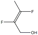 (E)-2,3-Difluoro-2-buten-1-ol Struktur