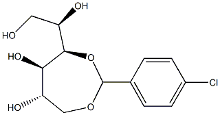 1-O,4-O-(4-Chlorobenzylidene)-D-glucitol 结构式