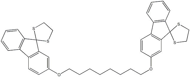 2,2''-(1,8-Octanediyldioxy)bis(spiro[9H-fluorene-9,2'-[1,3]dithiolane])|