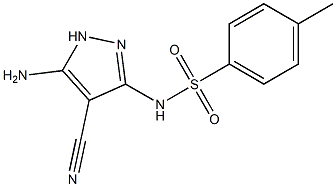  5-Amino-3-(4-methylphenylsulfonylamino)-1H-pyrazole-4-carbonitrile