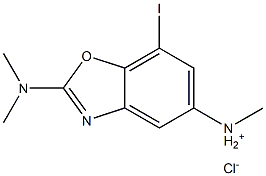 2-Dimethylamino-7-iodo-benzooxazol-5-ylmethyl-ammonium chloride