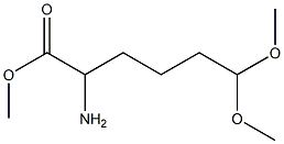 2-Amino-6,6-dimethoxy-hexanoic acid methyl ester