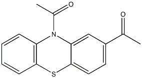 2,10-diacetyl-10H-phenothiazine Structure