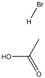 氢溴酸乙酸溶液, , 结构式