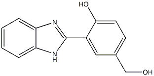 Benzenemethanol,  3-(1H-benzimidazol-2-yl)-4-hydroxy- Structure