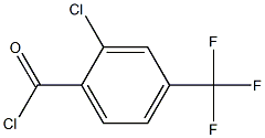 2-Chloro-4-trifluoromethylbenzoylchloride Structure