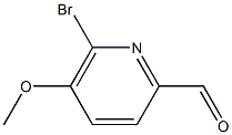 6-Bromo-5-methoxy-2-pyridinecarbaldehyde Structure