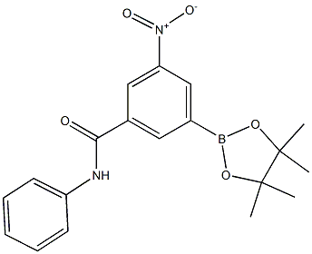  3-nitro-N-phenyl-5-(4,4,5,5-tetramethyl-1,3,2-dioxaborolan-2-yl)benzamide
