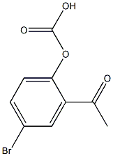 2-acetyl-4-bromophenyl hydrogen carbonate