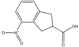  4-nitro-2,3-dihydro-1H-indene-2-carboxylic acid