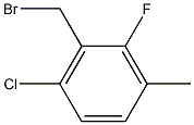 2-Fluoro-3-methyl-6-Chlorobenzyl bromide Struktur