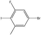 5-溴-2-碘-3-氟甲苯,,结构式