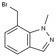 7-(bromomethyl)-1-methyl-1H-indazole Struktur