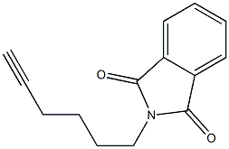 N-(5-己炔基)酞酰亚胺, , 结构式