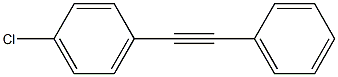 1-Chloro-4-(phenylethynyl)benzene Structure