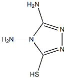 4,5-diamino-4H-1,2,4-triazole-3-thiol 结构式