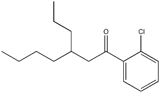 4-octyl-2'-chloroacetophenone Structure