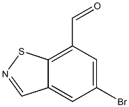 5-Bromo-benzo[d]isothiazole-7-carbaldehyde Structure