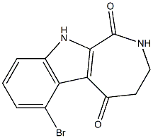 6-bromo-3,4-dihydroazepino[3,4-b]indole-1,5(2H,10H)-dione Structure
