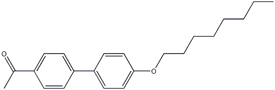 1-(4'-(octyloxy)biphenyl-4-yl)ethanone Structure
