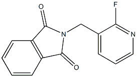 2-((2-fluoropyridin-3-yl)methyl)isoindoline-1,3-dione Struktur