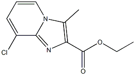 ethyl 8-chloro-3-methylimidazo[1,2-a]pyridine-2-carboxylate Struktur