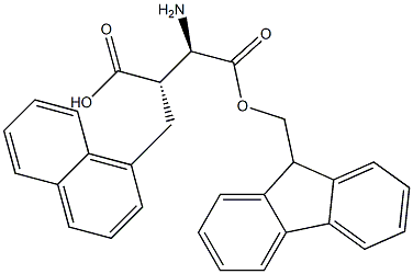 (R,S)-Fmoc-3-amino-2-(naphthalen-1-ylmethyl)-propionic acid Structure