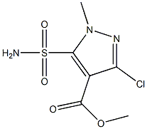 Methyl 3-chloro-5-aminosulfonyl 1-methylpyrazole-4-carboxylate