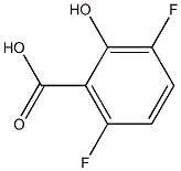 3,6-Difluorosalicylic acid, 97% Structure