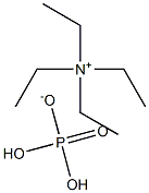 Tetraethyl ammonium dihydrogen phosphate Struktur