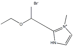 1-乙基乙基醚-3-甲基咪唑溴盐, , 结构式
