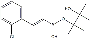 2-氯苯乙烯硼酸频哪醇酯, , 结构式