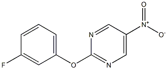 2-(3-fluorophenoxy)-5-nitropyriMidine Struktur