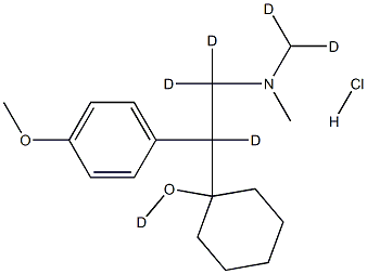 Venlafaxine-d6 hydrochloride Struktur