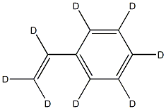 Styrene-D8, polymerised. >98 Atom % D