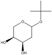 叔丁基2-脱氧-L-吡喃核糖苷, , 结构式