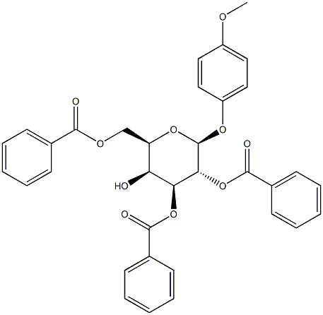 4-Methoxyphenyl 2,3,6-tri-O-benzoyl-b-D-galactopyranoside