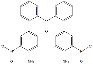 (4-氨基-3-硝基苯基)苯基甲酮, , 结构式