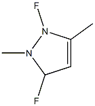1,3二甲基-5氟吡唑酰氟 结构式