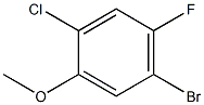 2-氯-4-氟-5-溴苯甲醚, , 结构式
