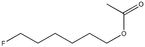 6-氟-1-己醇乙酸酯, , 结构式