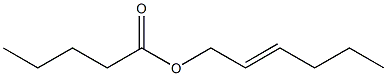 戊酸反式-2-己烯酯, , 结构式