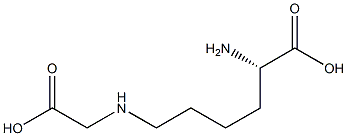 L-羧甲基赖氨酸 结构式