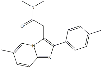 Zolpidem impurity5, , 结构式