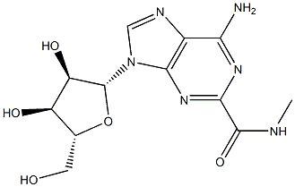 2-Methylamino carbonyl adenosine Structure
